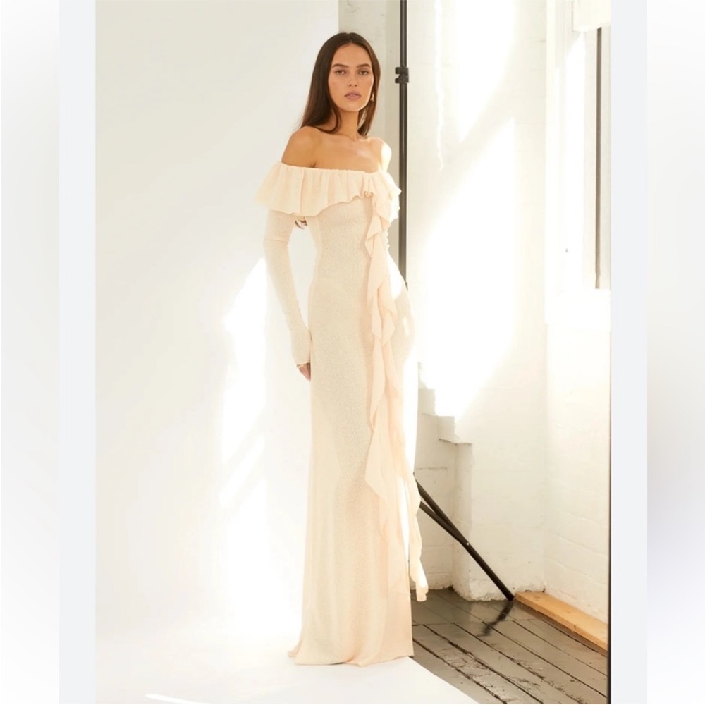 Arcina Ori Mila Crème Maxi Dress NWT - Picture 8 of 17